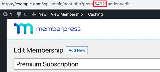 为 MemberPress 简码添加页面 ID